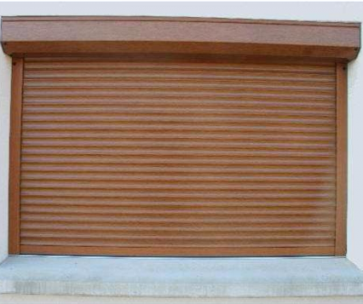 Volet roulant aluminium chêne doré 2370 x 1350 mm CG PRO