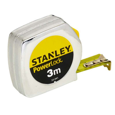 Mesure Powerlock avec blocage 3 m STANLEY 