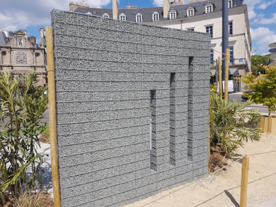 Gabion maille 5x5 cm 100x50x30 cm SONOMURO
