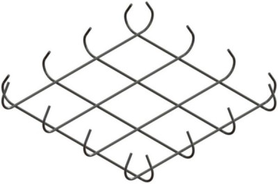 Armature de semelle isolée carrée sous poteau - 6 filants Ø 8 mm - 95 x 95 cm FIMUREX