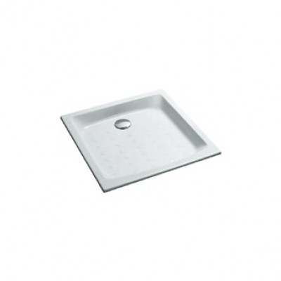 Receveur à encastrer ODEON 80x80cm extra-plat blanc JACOB DELAFON