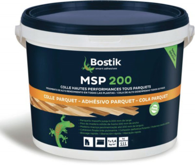 Colle parquet sans solvant MSP 200 seau 7 kg BOSTIK