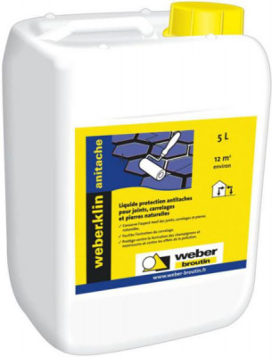 Liquide de protection antitache Weber.klin antitache bidon de 5 l WEBER