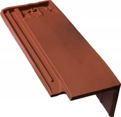 Demi-Tuile de rive droite Signy SY050 rouge vieilli MONIER