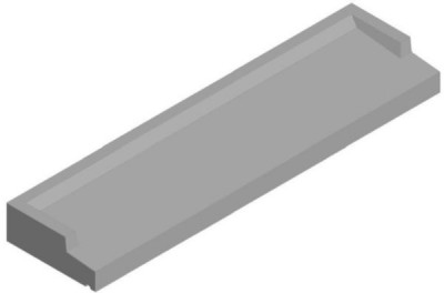 Appui de fenêtre gris 28 x 120 cm PLANCHERS DURANDAL
