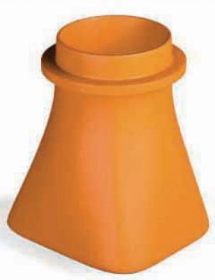Mitre avec collerette MC 25 EXT24 D24 hauteur 33 cm BIO'BRIC