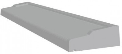 Appui de fenêtre béton gris 125,5 x 40 SOBEMO