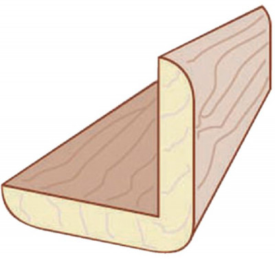 Baguette angle PDL 14 x 14 x 2400 mm GASCOGNE BOIS