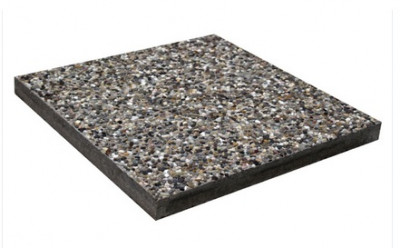 Dalle gravillons Rhin 4/8 40 x 40 x 4,1 cm HEINRICH & BOCK