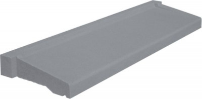 Appui de fenêtre à pose simplifiée gris 1000 x 390 x 42 mm WESER