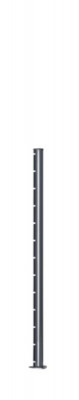 Poteau Axor sur platine DSG soudé gris 7016 1,75 m DIRICKX