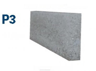 Bordure P3 classe U+DH gris 8 x 20 x 100 cm KRONIMUS