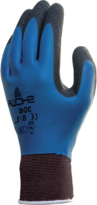 Gants manutention lourde milieu humide 306 multi-usages waterproof taille 8 L SHOWA