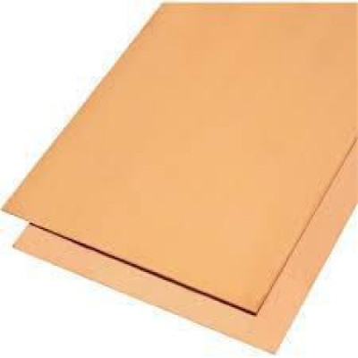 Feuille de cuivre - 1000 x 2000 mm - épaisseur 0,50 mm HILD