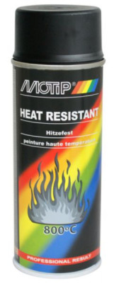 Peinture haute température noir aérosol 400 ml MOTIP