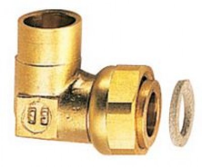 Raccord coude 90° 15x21mm cuivre 14 BANIDES ET DEBEAURAIN