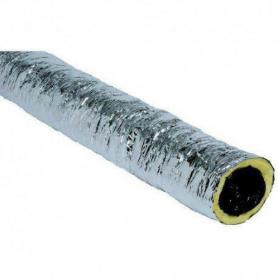 Conduit circulaire flexible Algaine isolée 6 m 80 x 50 mm ALDES