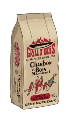 Charbon de bois restaurant 50 l