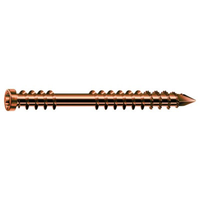 Vis Torx de terrasse à tête cylindrique - inox A2 teinte antique SPAX