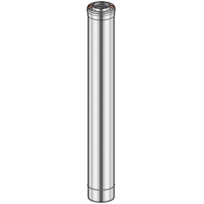 Elément droit isolé 100cm diamètre 230mm POUJOULAT