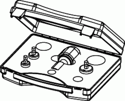 Coffret pour ébavurage et calibrage pour tubes 16/26 OVENTROP