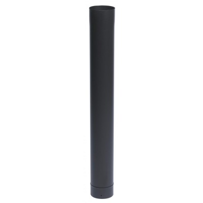 Tuyaux émaillé noir mat 1000mm diamètre 125mm TEN