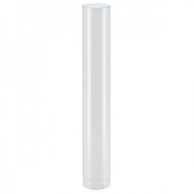 Tuyau émaillé blanc 50cm diamètre 130 POUJOULAT