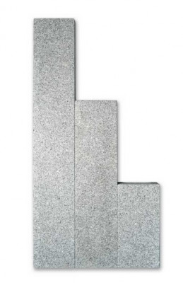 Palissade flammée granit K D 100 x 25 x 8 cm PIERRE DE L'EST