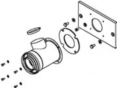 Kit adapteur ventouse pour gaz 1500f/fm 20/50 BOSCH THERMOTECHNOLOGIE