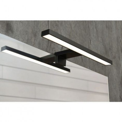 Spot LED réglette noir 40 x 105 x 300 mm