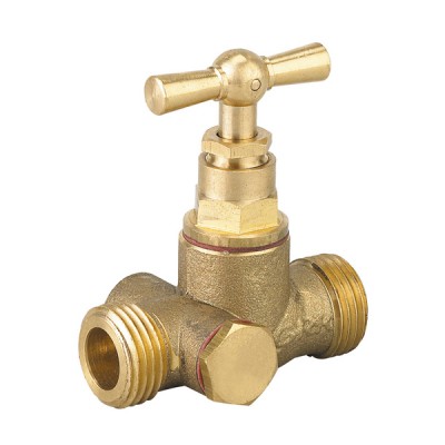Robinet d'arrêt double mâle à purge nu 26x34 105-8H GUARESKI