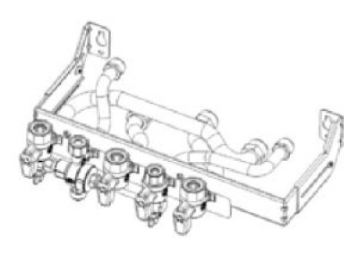 Platine hydraulique de remplacement ELM gamme 5 FF CHAFFOTEAUX