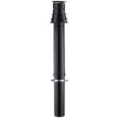 Ventouse verticale terminal longueur 1210mm noir DE DIETRICH