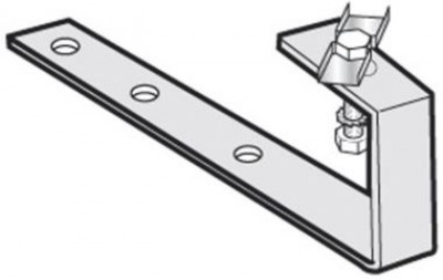 4 ferrures inox sur toîture ardoise EG319 DE DIETRICH