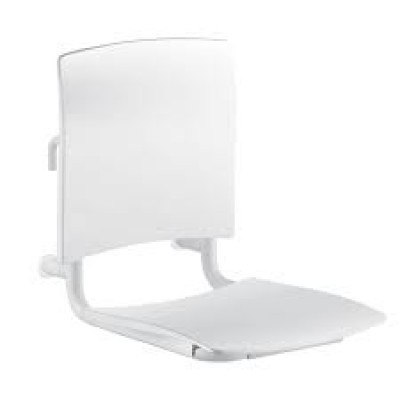 Siège de douche avec accrocher blanc DELABIE