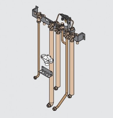 Kit de prémontage hydraulique Colis JA68 DE DIETRICH