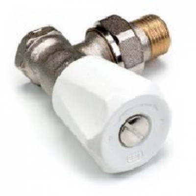 Robinet simple réglage 418 équerre à visser finition nickelée D26x34 COMAP