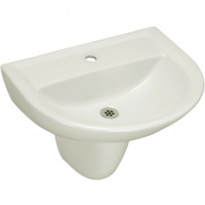 Lavabo ULYSSE 2 55x46cm 2 trous blanc PORCHER