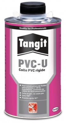 Colle PVC avec pinceau 1kg TANGIT