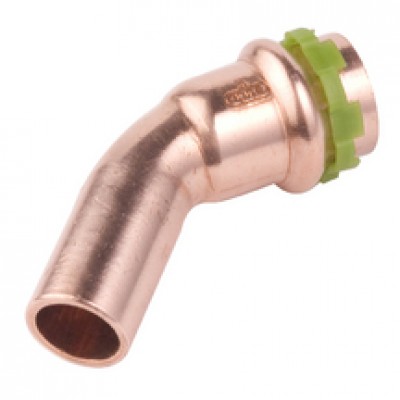 Coude 45° sp5040 cuivre à sertir mâle-femelle d54 COMAP