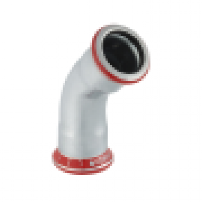 Coude 45 acier carbone diamètre 28mm GEBERIT