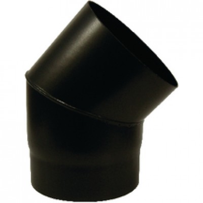 Coude SANPLI BR45 noir mat diamètre 125mm TEN