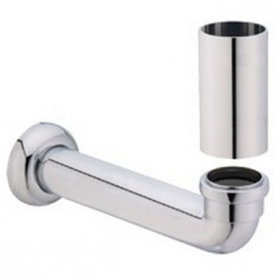 Set de raccordement chromé (rosace, coude, tube) VILLEROY ET BOCH