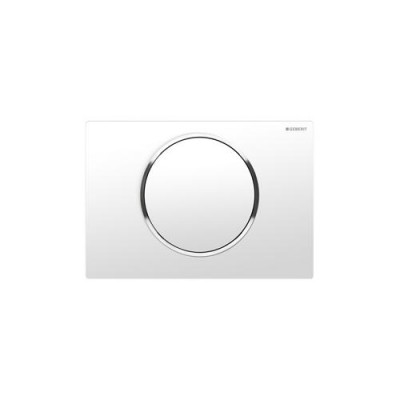Plaque de déclenchement SIGMA10 ST blanc GEBERIT