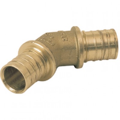 Coude  45° diamètre 50x50mm en laiton non dézincifiable REHAU CHAUFFAGE