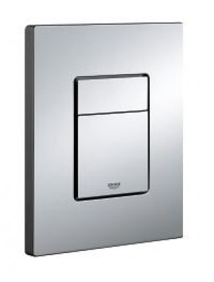 Plaque de commande wc skate chromé GROHE