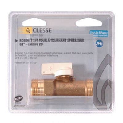Robinet JPG INT SPC 1/4 de tour CLESSE
