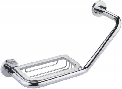 Barre d'appui coudée + porte savon grille Rondo ALTERNA