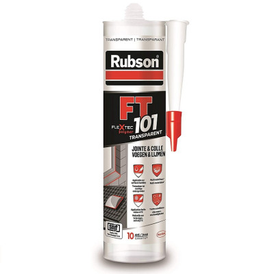 Mastic FT 101 joint fissure colle translucide 280 ml RUBSON