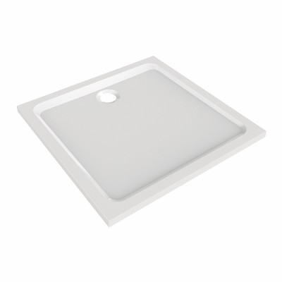 Receveur PRIMA céramique à encastrer 100x100cm ultra-plat antidérapant ALLIA
